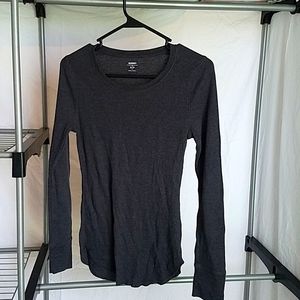 Old navy, sm, grey thermal long sleeve t